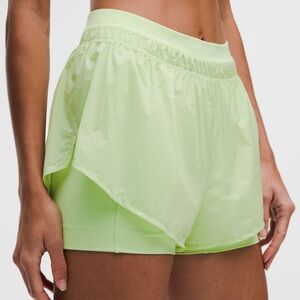 Lululemon translucent 2 in 1 short